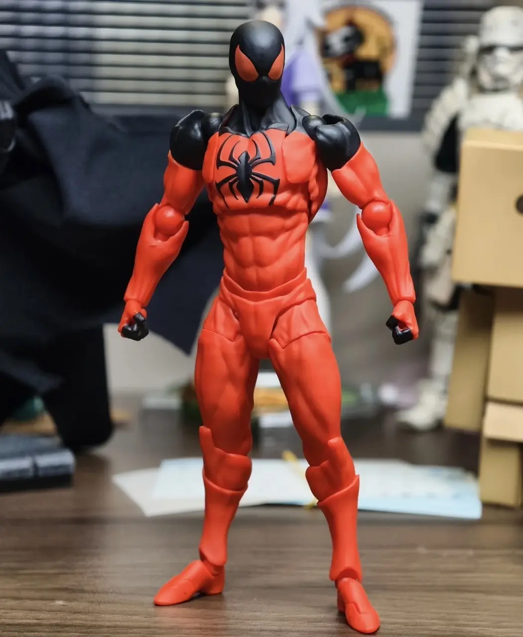 In Stock 2025 New Spider Figure Ct Toys Black Red Spider Mess Toys Anime Action Figure Figurine Statue Model Customized Gift Toy