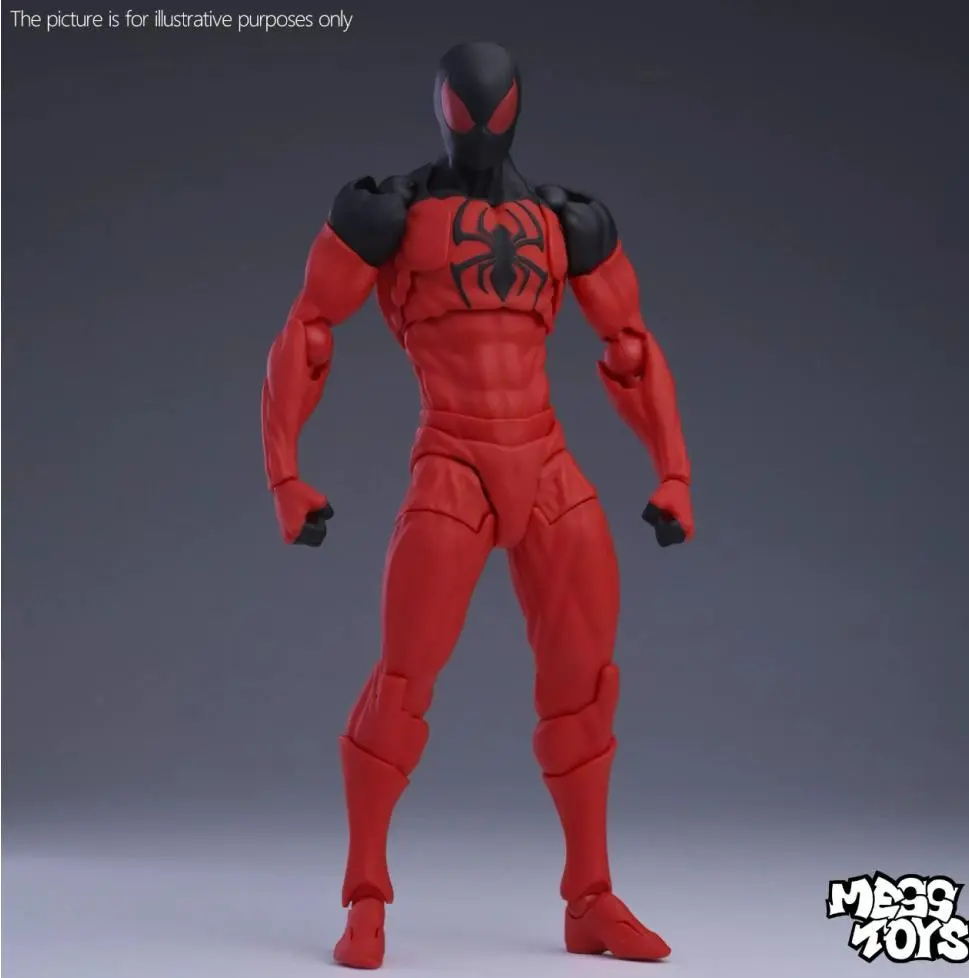 In Stock 2025 New Spider Figure Ct Toys Black Red Spider Mess Toys Anime Action Figure Figurine Statue Model Customized Gift Toy