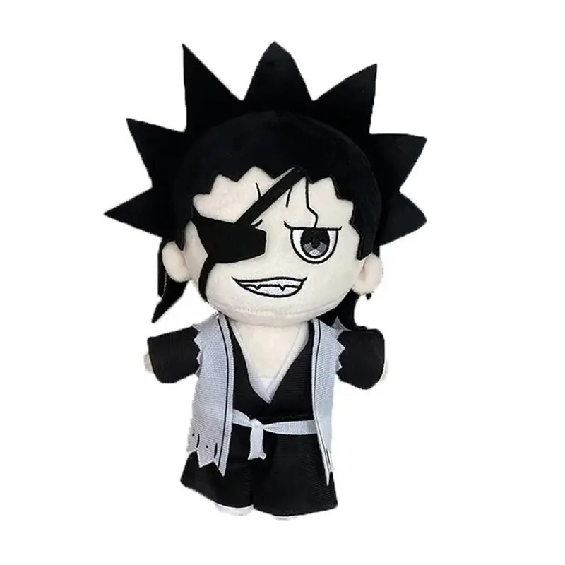 Anime BLEACH Plush Toy Kuchiki Byakuya Kurosaki ichigo Aizen Sousuke Zaraki Rukia Ichimaru Gin Stuffed Doll Soft Figure Fan Gift