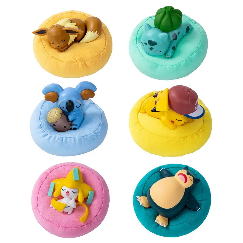 Bulk Buy Lot Pokemon Cartoons Movie Anime Figures Pikachu Snorlax Eevee High Quality Action Pet Model Toy Children Christma Gift