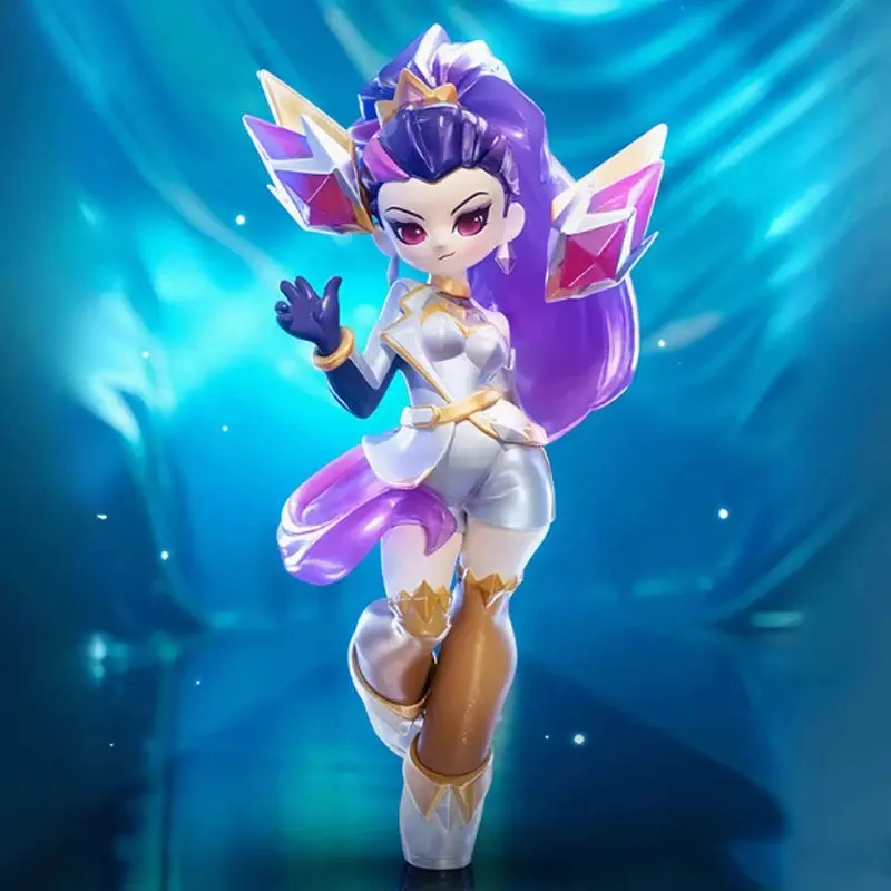 League of Legends Animation Game Peripheral Toys KDA All Out Kaisa Akali Ari Seraphine Anime Action Model Figures Collection