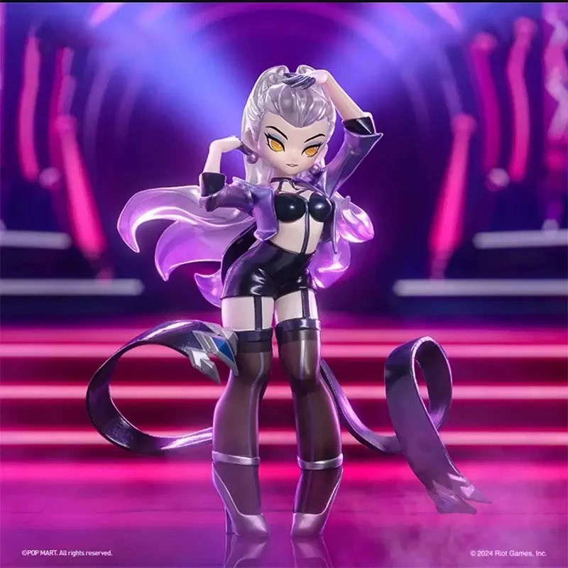 League of Legends Animation Game Peripheral Toys KDA All Out Kaisa Akali Ari Seraphine Anime Action Model Figures Collection
