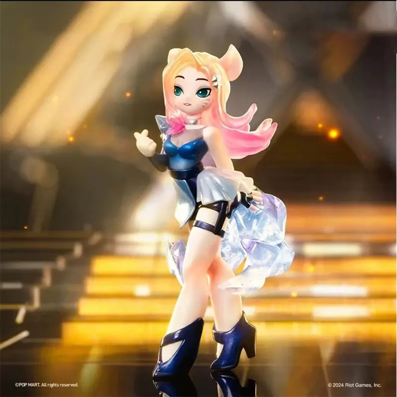 League of Legends Animation Game Peripheral Toys KDA All Out Kaisa Akali Ari Seraphine Anime Action Model Figures Collection