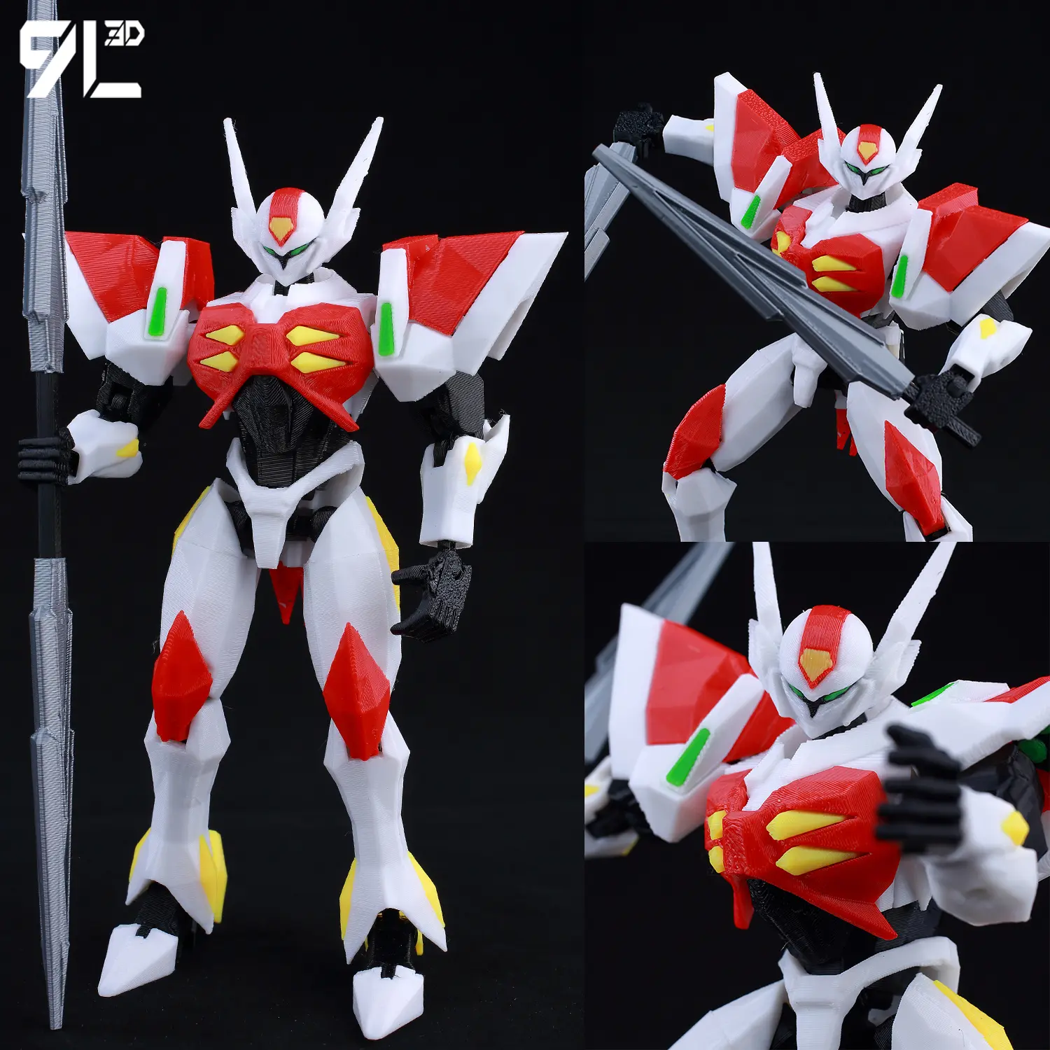 9L3D ​Ct Toys Manga Multi-Jointed Action Figure Articulate Toy Stress Relief Display Stop Motion Animation Enthusiast Boy Gifts