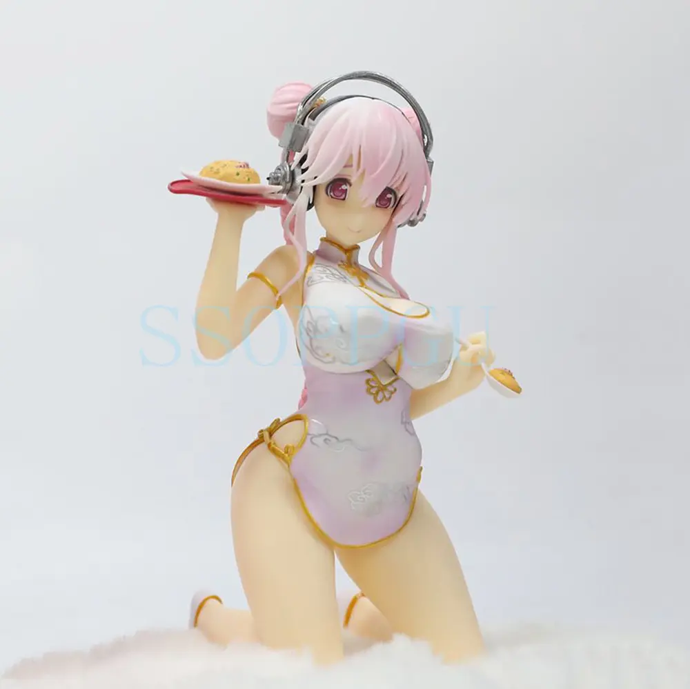 Emontoys Sonicomi SUPER SONICO Figure Cheongsam 1/7 Anime Girl PVC Action Figure Toy SONICO Statue Game Collection Model Doll