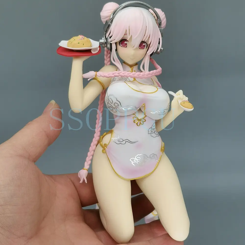 Emontoys Sonicomi SUPER SONICO Figure Cheongsam 1/7 Anime Girl PVC Action Figure Toy SONICO Statue Game Collection Model Doll