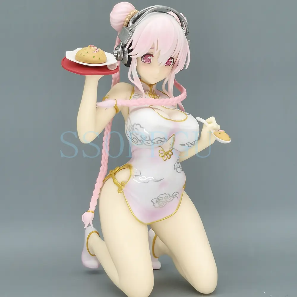 Emontoys Sonicomi SUPER SONICO Figure Cheongsam 1/7 Anime Girl PVC Action Figure Toy SONICO Statue Game Collection Model Doll
