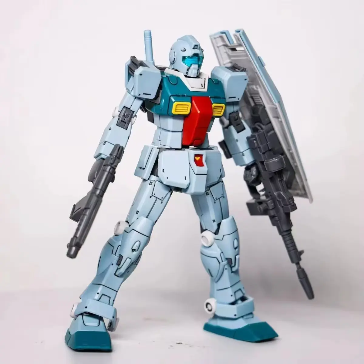 Gaoke Xingdong HG 1/144 RGM-79 GM SLEGGAR Assembly Model Kit Collection Action Figures Robot Mecha Plastic Model Toy Gifts