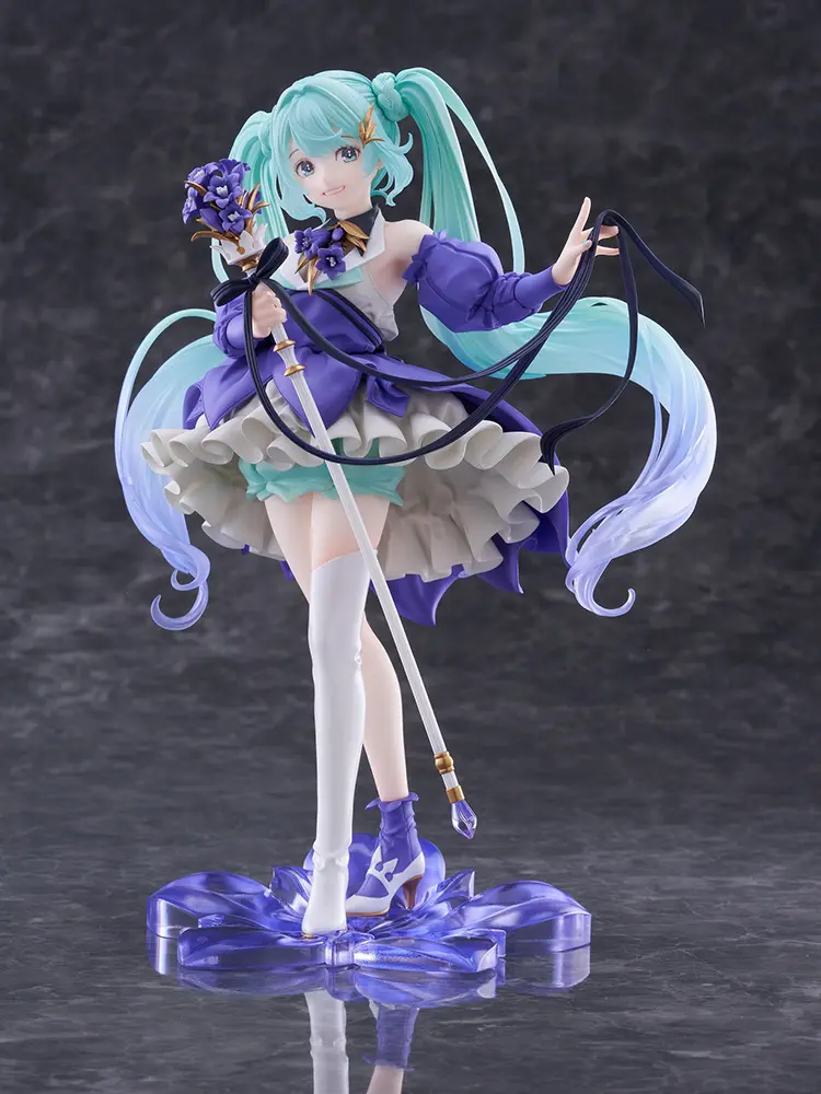 Original Taito Vocaloid Hatsune Miku 2024 Birthday Flower Ver. Figure Amp 21cm Figurine Collectible Anime Model Toy Kid Gifts