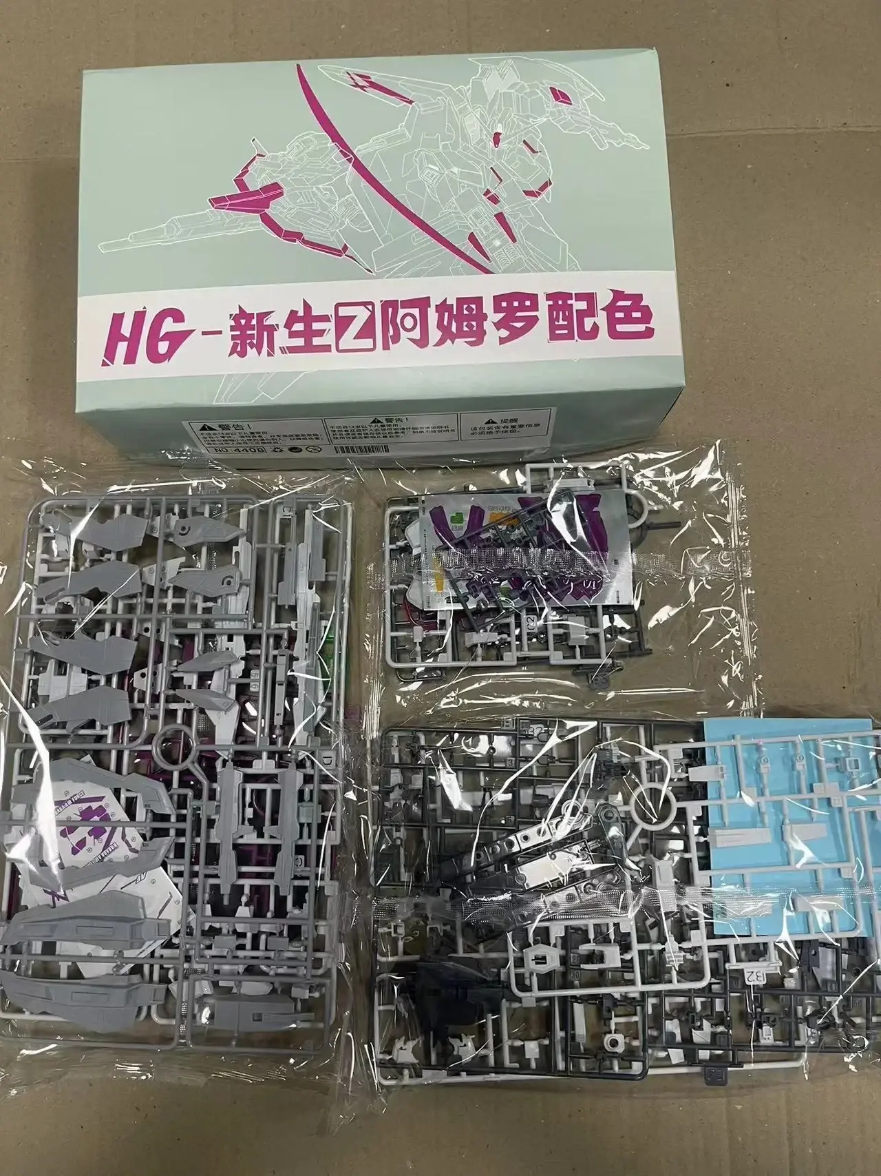 1/144 JMS HG MSZ-006 Zeta 3 Z3 Amro Assembly Model Kit colour anime Action Figures Plastic PB3 Robot Mech Model Doll Toy Gift