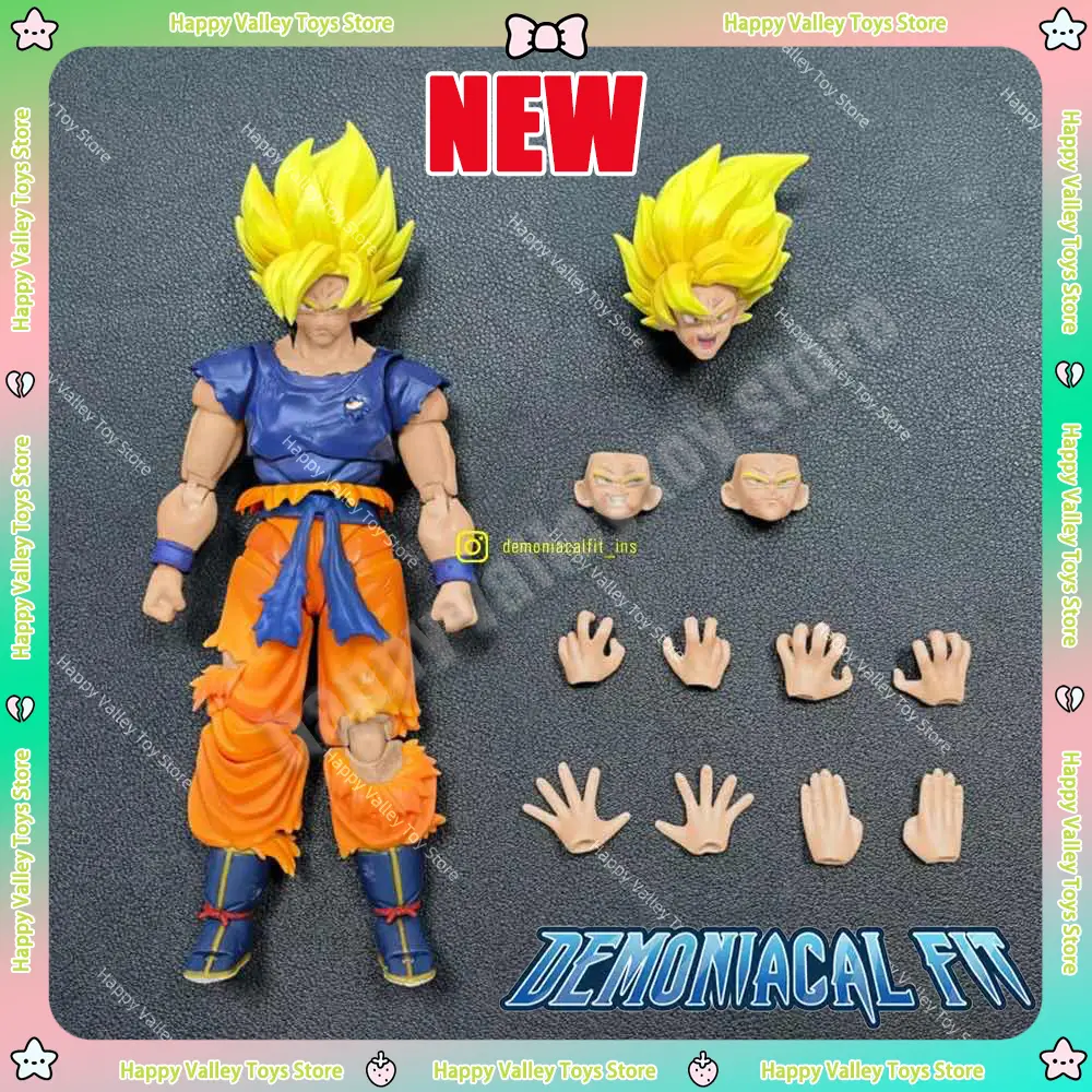 New Demoniacal Fit Fury Awakening Dance Dragon Ball Z Action Figure dbz figurire SHF Body Figurine Collectible Model Toy