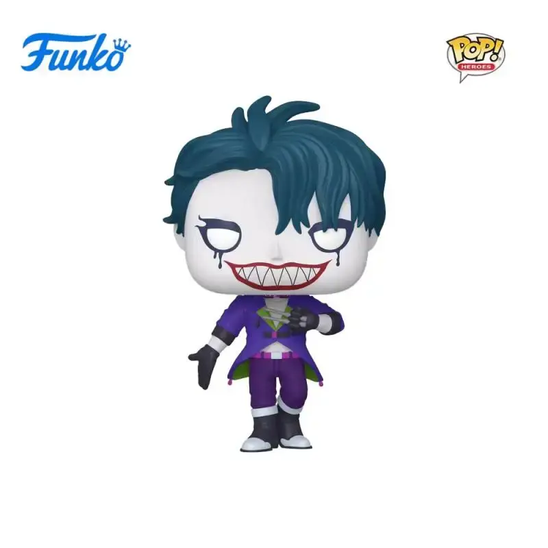 Cute FUNKO POP Original Anime Cartoon Suicide Squad Another World Halle joker Toy Figures Collection Model Toys birthday Gifts ﻿