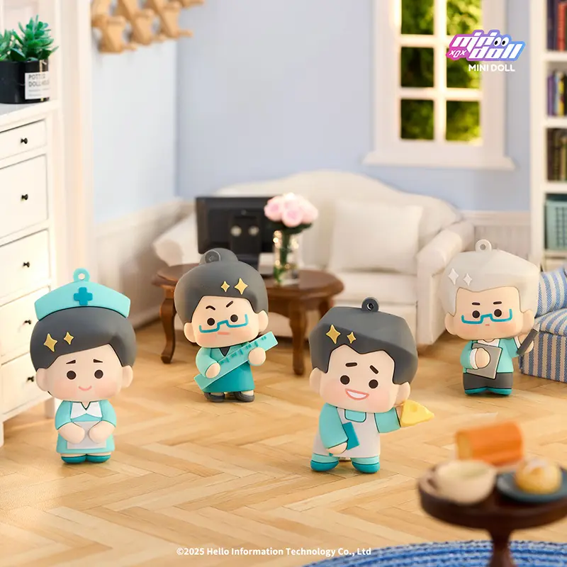 Minidoll Original Mbti Keychain Infp Infj Isfp Enfp Backpack Pendant Figure Collection Model Doll Bag Decoration Toy Xmas Gifts