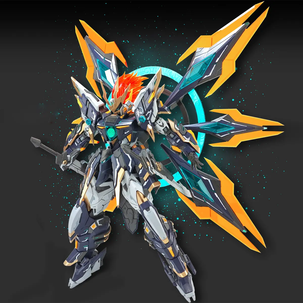 SNAA Martial Emperor YR-03 1/100 MG Action Anime Figures Water Delivery Stickers Assembly Model Kits Toys Mobile Suit Gift