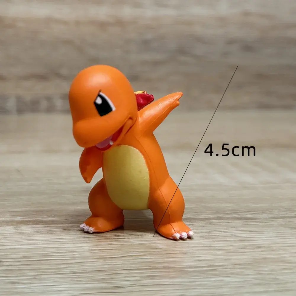 Pokemon Action Figure Pikachu Toys Charmander Squirtle Bulbasaur Pocket Monster Tiny Figure Childrens Gift