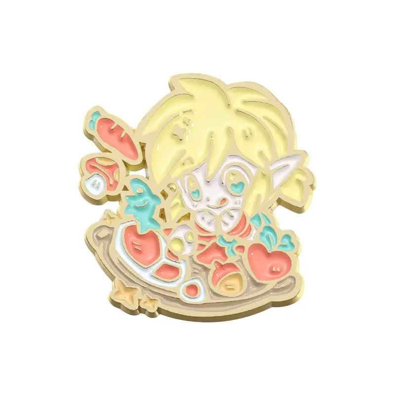 Game Icons Figures Enamel Pins Badge Brooch Backpack Bag Collar Lapel Decoration Jewelry Gifts for Friends Kids