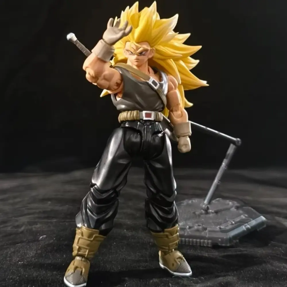 SSS Studio Dragon Ball Trunks Ssj3 S.H.F Figuarts SHF Dragon Trunks Super Saiyan 3 Anime Action Figure Toy Model Toy