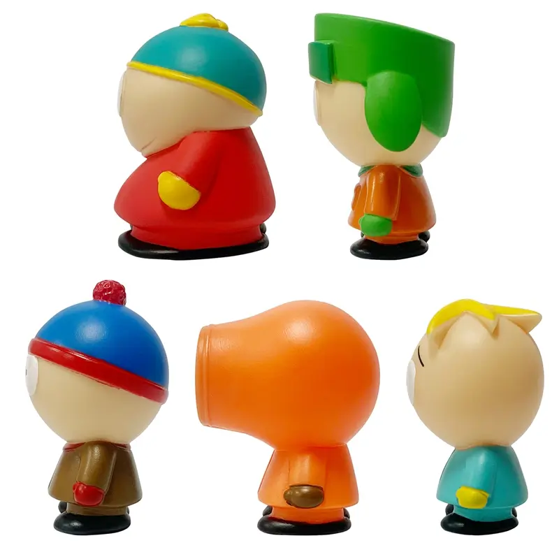 5Pcs/Set South Park Anime Figure The Stick of Truth Kenny McCormick Stan Marsh Cute Lovely Dolls American Band Ornaments