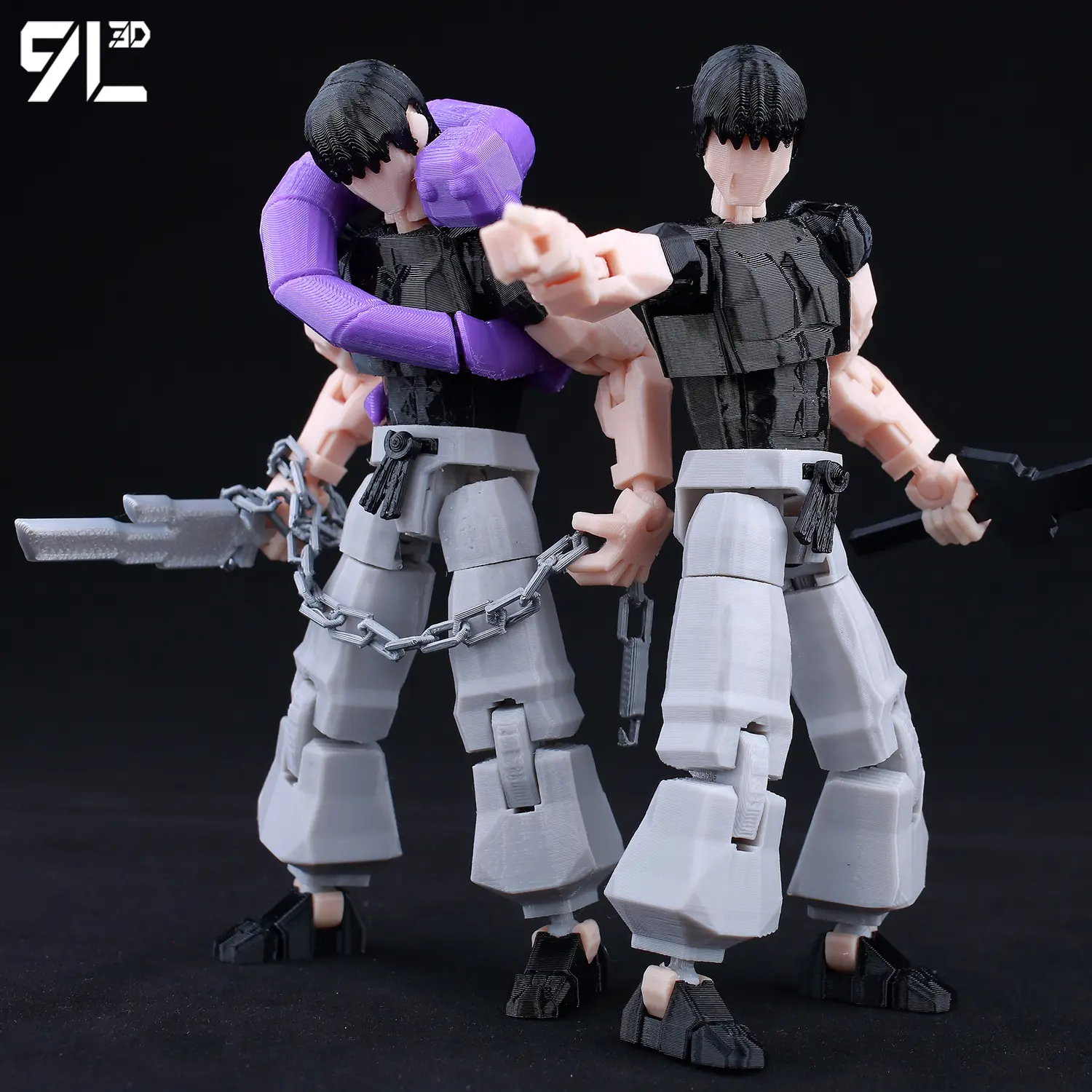 9L3D Jujutsu Kaisen Dummy13 Multi Jointed Anime Figure Collectible Full Body Movable Robot Maki Zenin Nobara Kugisaki Ct toys