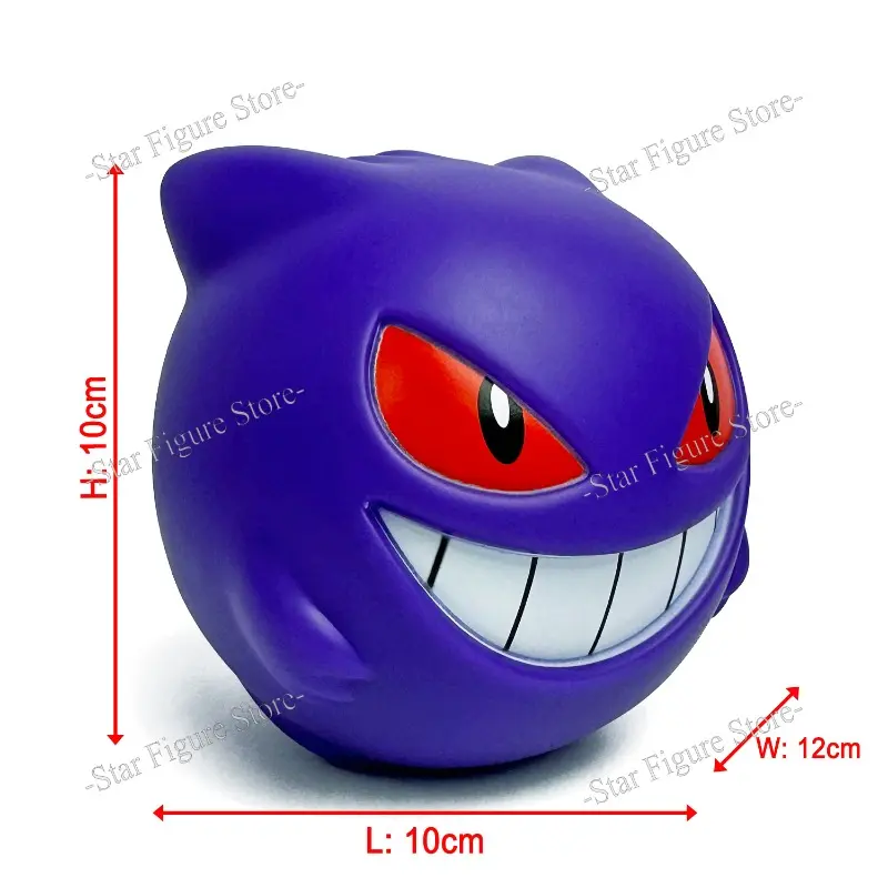 Anime Gengar Sphere Action Figure Ectoplasma Figurine PVC Collection Doll Gifts 10cm GK Gengar Statue Model Toys Car Ornaments