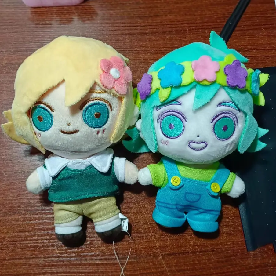 Kawaii Omori Plush Toys Little Black Pure Cartoon Plush Game Anime Figure Dolls Children's Sleep Comfort Companion Birthday Gift