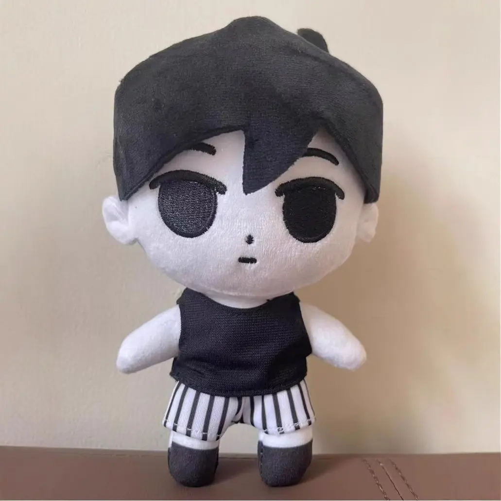 Kawaii Omori Plush Toys Little Black Pure Cartoon Plush Game Anime Figure Dolls Children's Sleep Comfort Companion Birthday Gift
