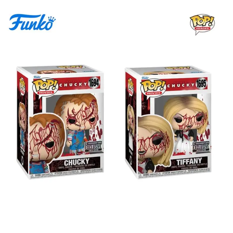 New FUNKO POP Original Classic Anime Cartoon Bride of Chucky Chachi Tiffany Toys Figures Collection Model Toys birthday Gifts