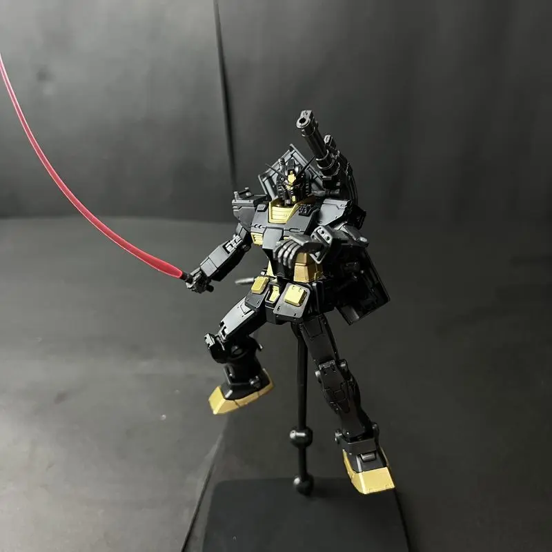 012 GTO Ganso Yuan Zu Black Gold Colour Scheme RX-78-2 HG 1/144 Assemble The Model Action Figure Decorative Toy Gift Collectible