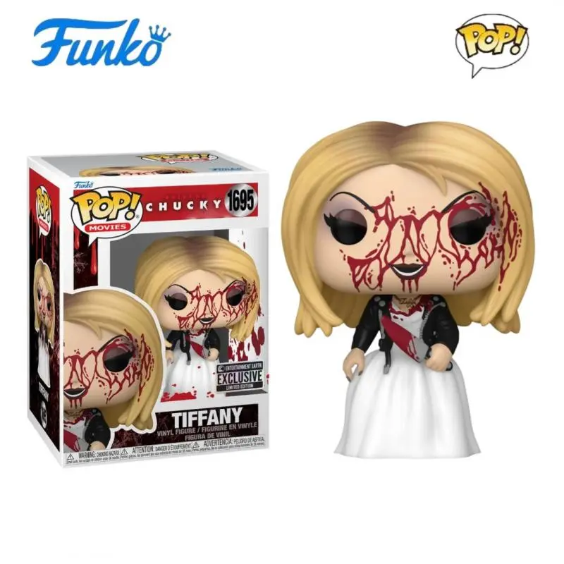 New FUNKO POP Original Classic Anime Cartoon Bride of Chucky Chachi Tiffany Toys Figures Collection Model Toys birthday Gifts