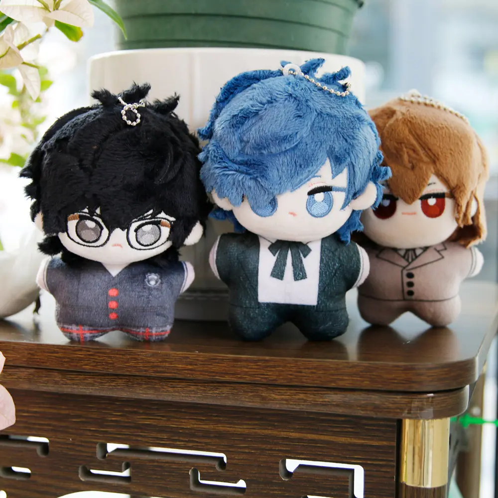 P5R Squeaking Plush Toys Joker Shiomi Kotone Yuuki Makoto Cosplay Anime Plush Pendant Back to School Anime Figure Birthday Gifts