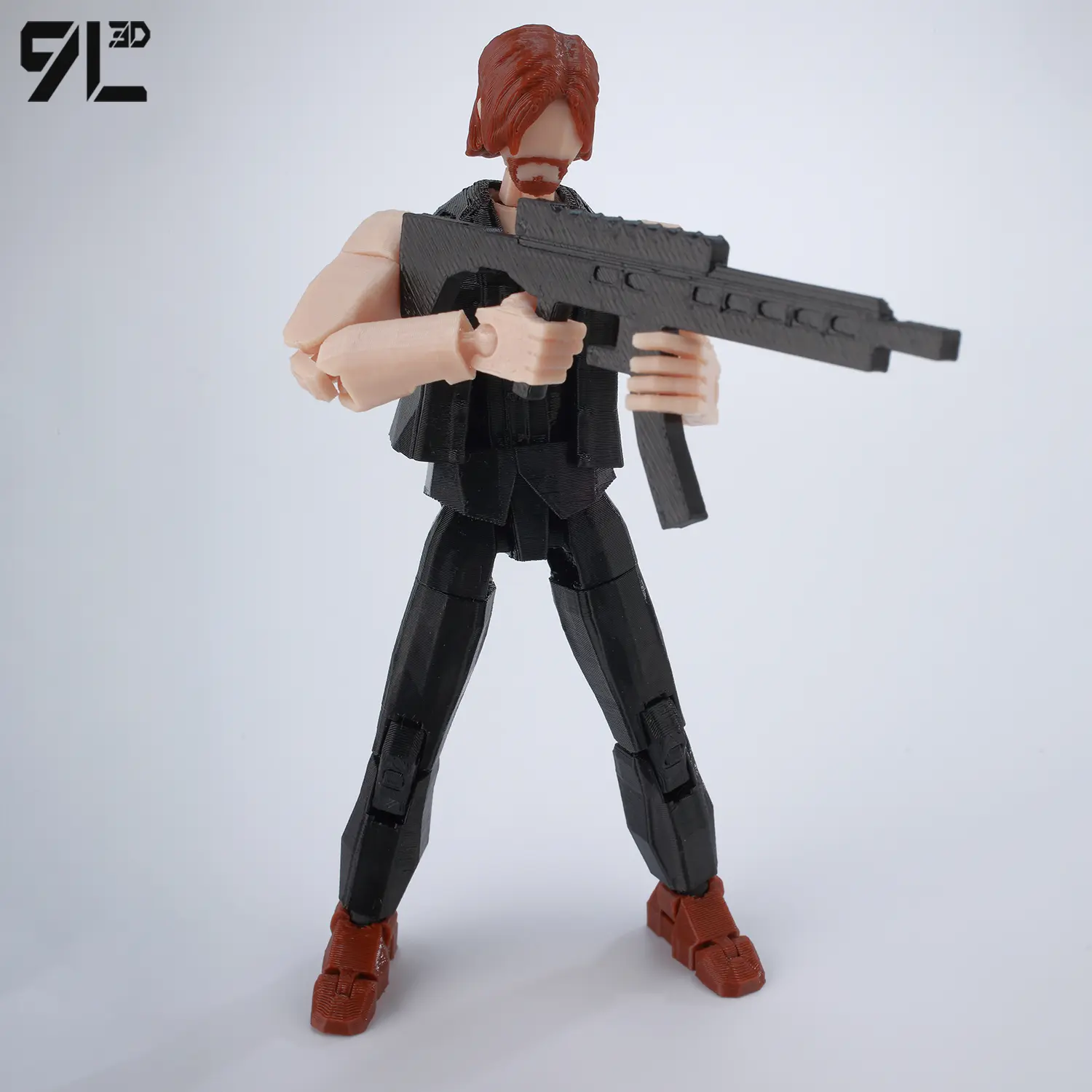 9L3D Lucky13 The Walking Dead Multi Jointed Anime Figure Collectible Full Body Movable Robot Cool Anime Figure for Birthday Gift