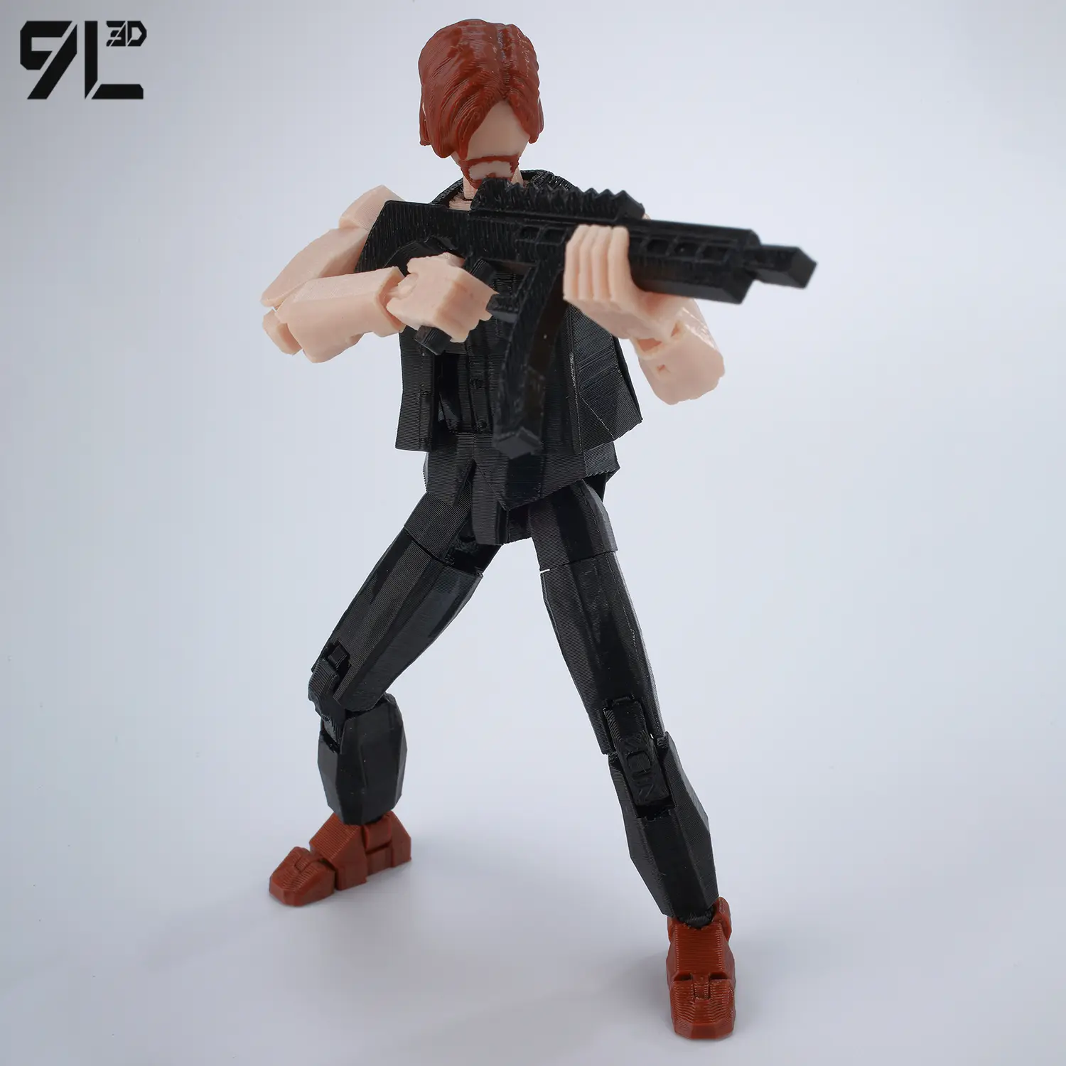 9L3D Lucky13 The Walking Dead Multi Jointed Anime Figure Collectible Full Body Movable Robot Cool Anime Figure for Birthday Gift