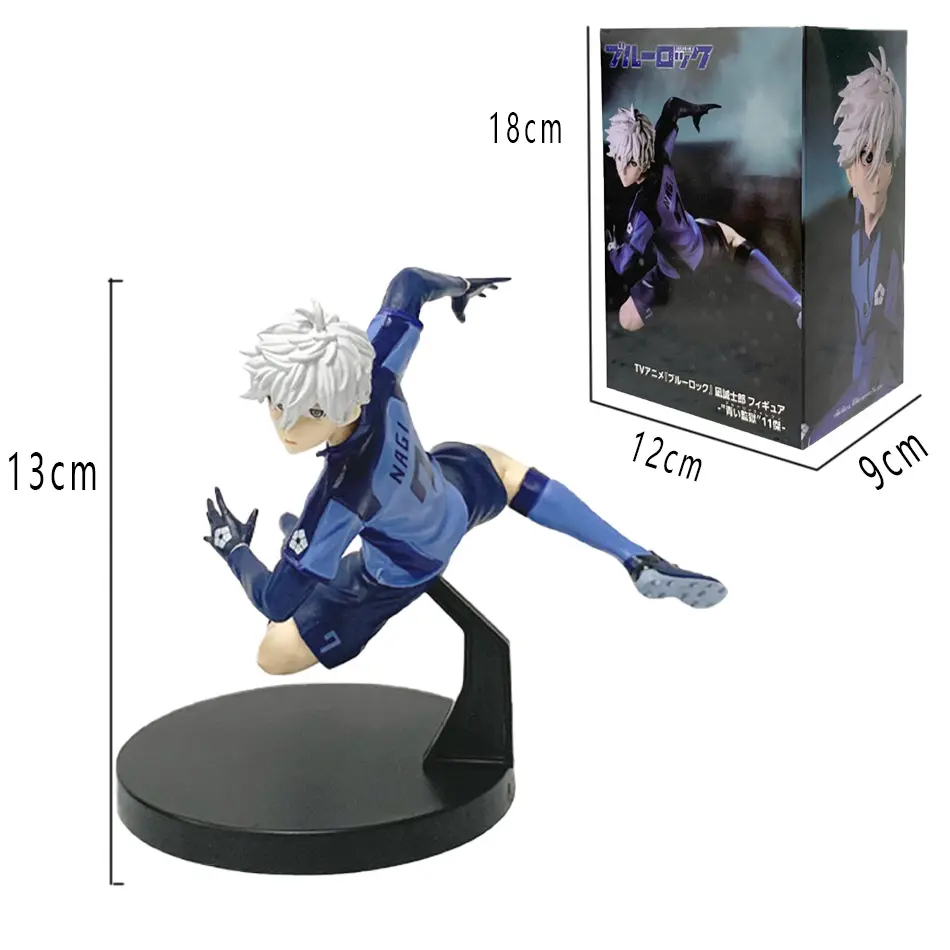 New Anime Figure BLUE LOCK Nagi Seishiro Rin Itoshi Action Figures Collection Model Figurine Doll Ornament Children Toy Gift