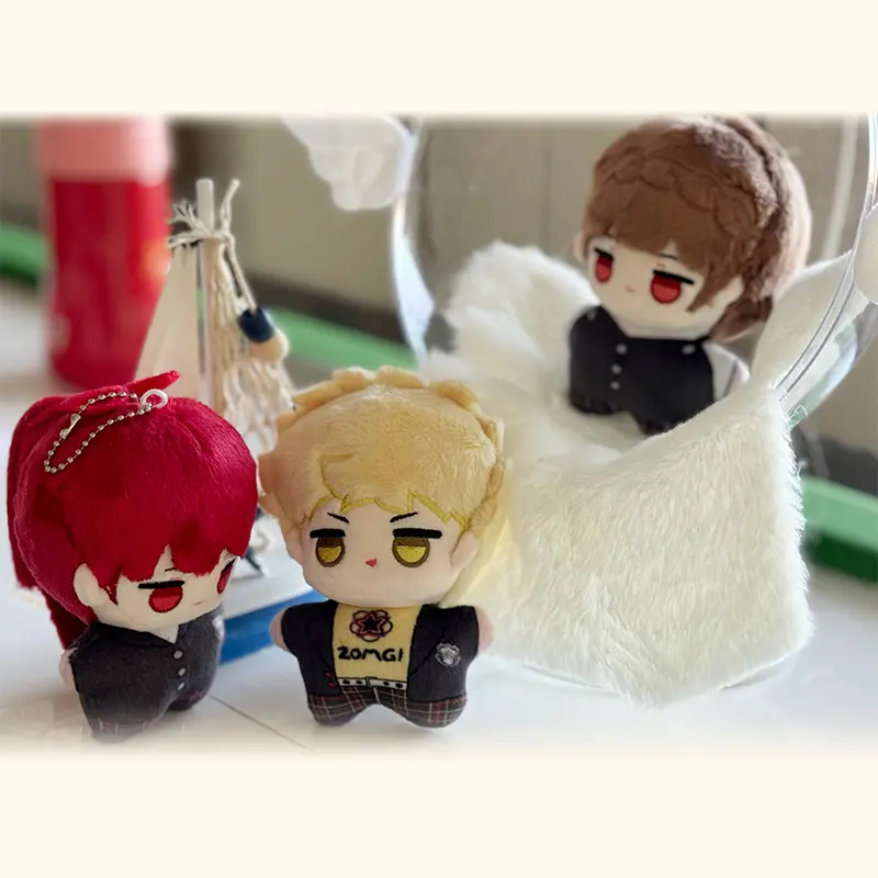 P5R Squeaking Plush Toys Joker Shiomi Kotone Yuuki Makoto Cosplay Anime Plush Pendant Back to School Anime Figure Birthday Gifts