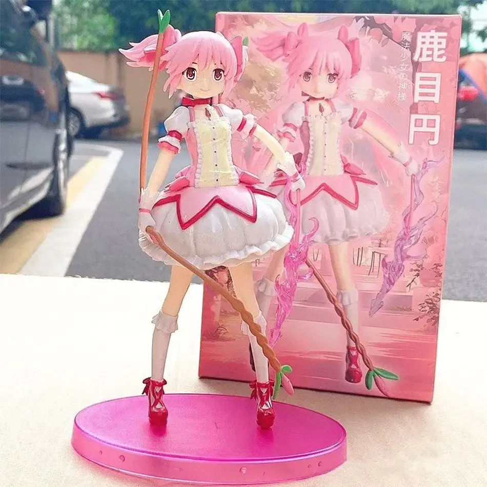 Anime Puella Magi Madoka Magica Figure 17cm Akemi Homura Action Figural Pvc Model Kawaii Decoration Doll Kids Toy Christmas Gift
