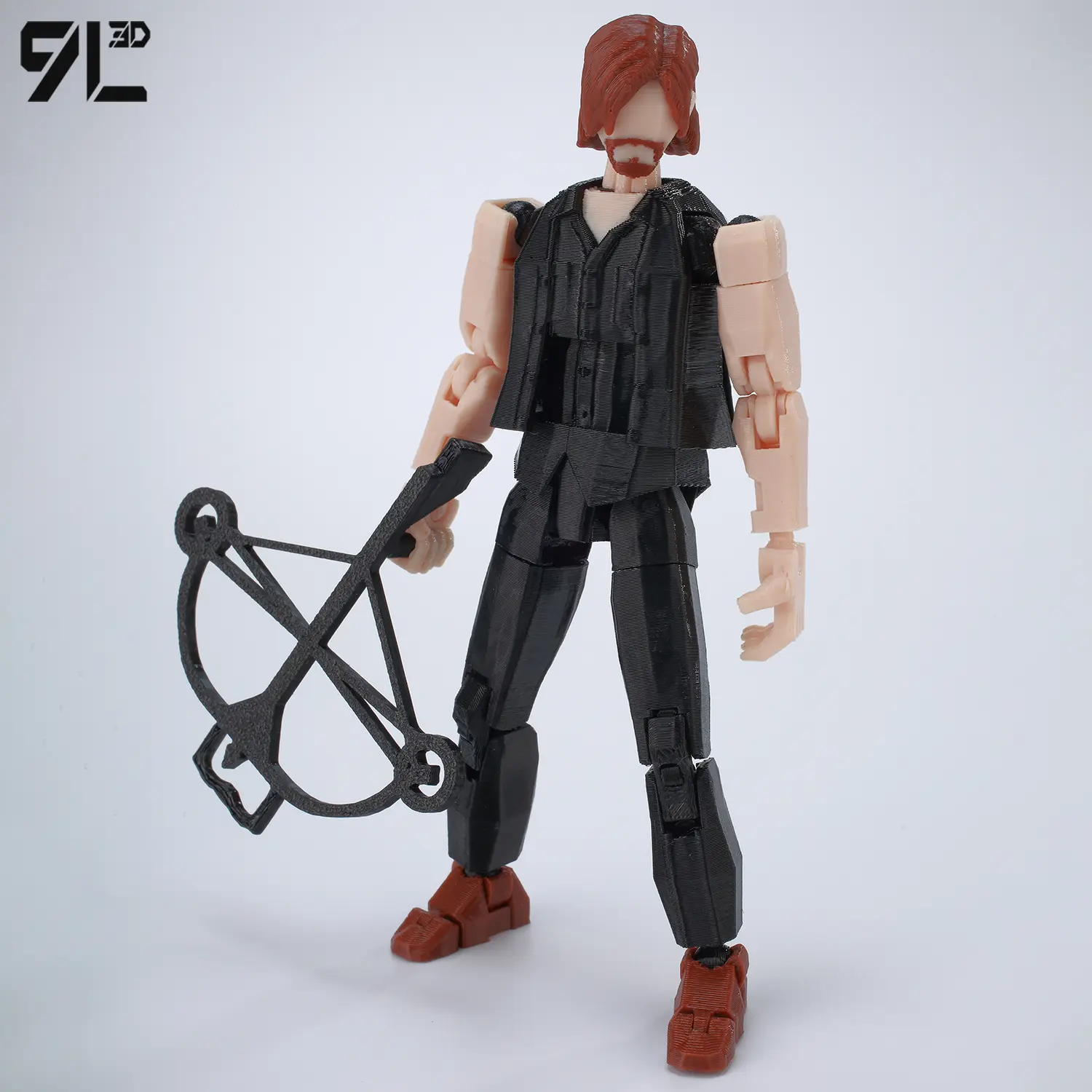 9L3D Lucky13 The Walking Dead Multi Jointed Anime Figure Collectible Full Body Movable Robot Cool Anime Figure for Birthday Gift