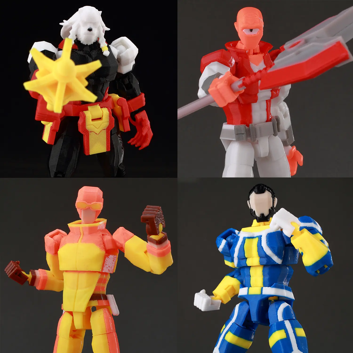9L3D Lucky 13 Invincible Boy Conquer​ Omni Action Figure 3D Printed Anime Model Multi-Jointed Poseable Collectible Toy Gift Fans