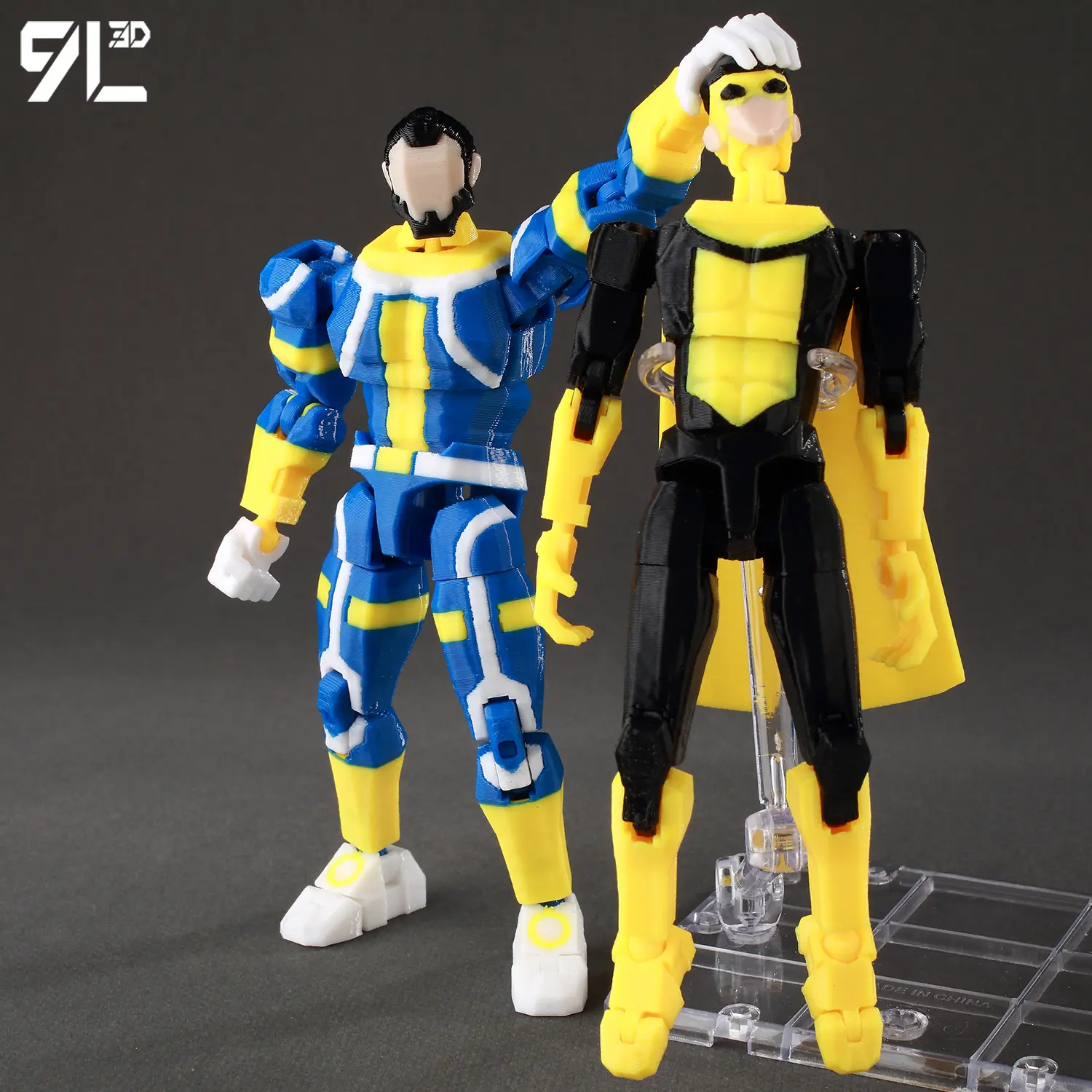 9L3D Lucky 13 Invincible Boy Conquer​ Omni Action Figure 3D Printed Anime Model Multi-Jointed Poseable Collectible Toy Gift Fans