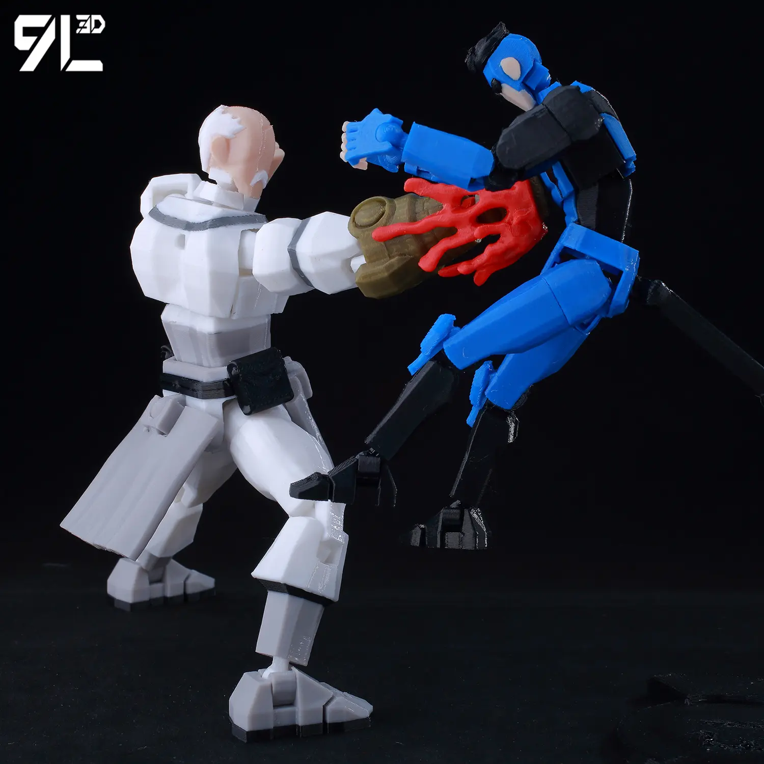 9L3D Lucky 13 Invincible Boy Conquer​ Omni Action Figure 3D Printed Anime Model Multi-Jointed Poseable Collectible Toy Gift Fans