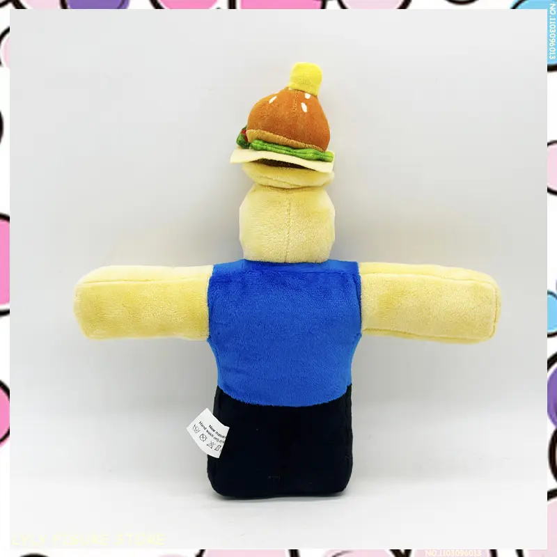 New Forsaken Hambergur Robot Plushie Team c00kidd Red Blcok Figure Plushies Anime Game Peripherial Cartoon Doll Collection Gifts