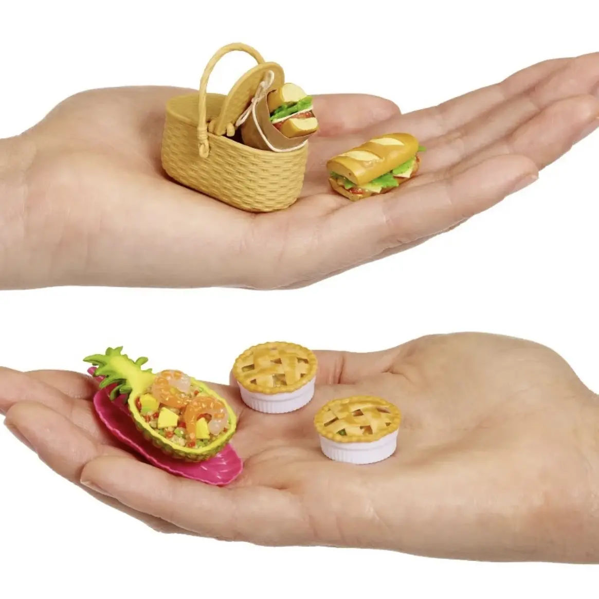 Newl MGA Miniverse Dinner Gourmet Ball 4th Generation Surprise Mini Food Play DIY Miniature Gourmet Dessert Ball Kids Gifts