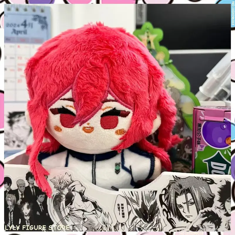 Anime BLUE LOCK Cosplay Michel Caesar Nagi Seishiro Mikage Reo Bachira Meguru Chigiri Hyoma Plush Pendant Backpack Keychain Gift