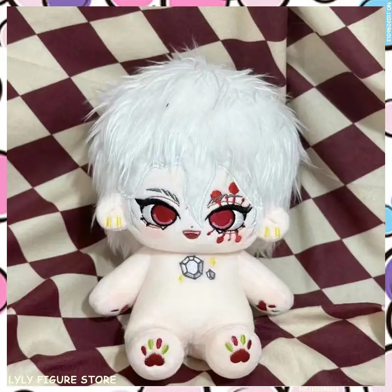 20cm Demon Slayers:Infinity Castle Anime Figure Cotton Dolls Plush Stuffed Doll Body Dress Up Plushie Toys Collectible Gifts