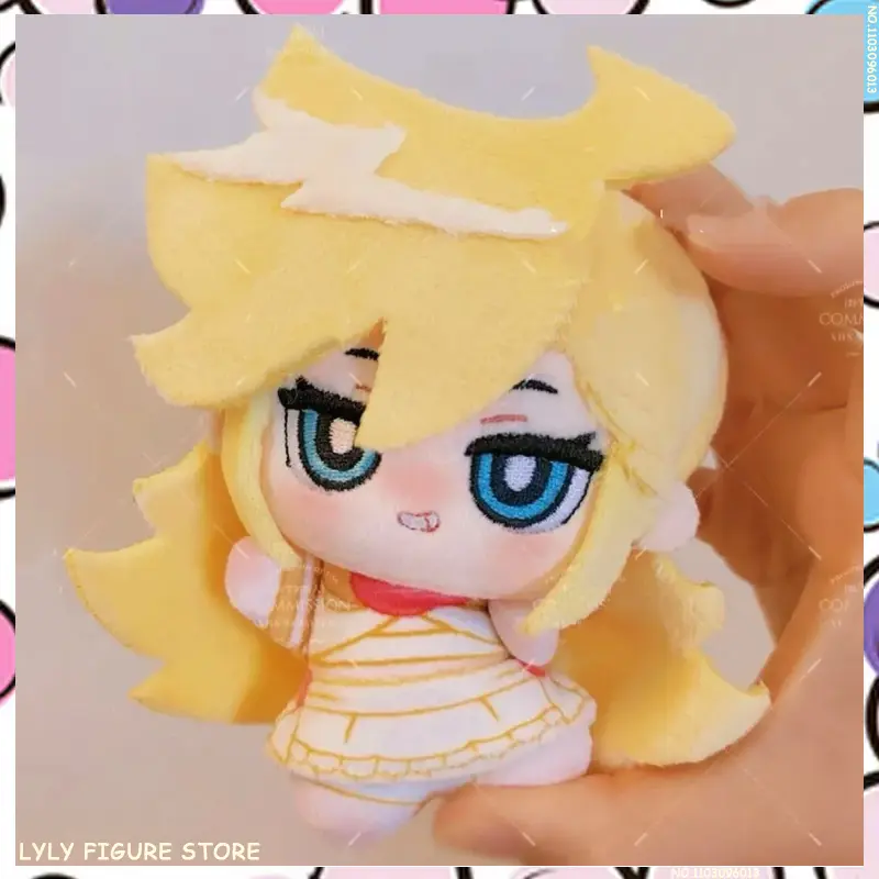 10cm Anime Panty & Stocking with Garterbelt Plushies Panty and Stocking Cute Figure Plush Stuffed Dolls Decoration Girls Gifts