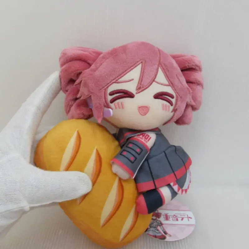 New Teto French Baguette Kasane Teto Plush Kawaii Anime Figures Plushies Stuffed Doll Girls Figurine Doll Home Decora Toy Gifts