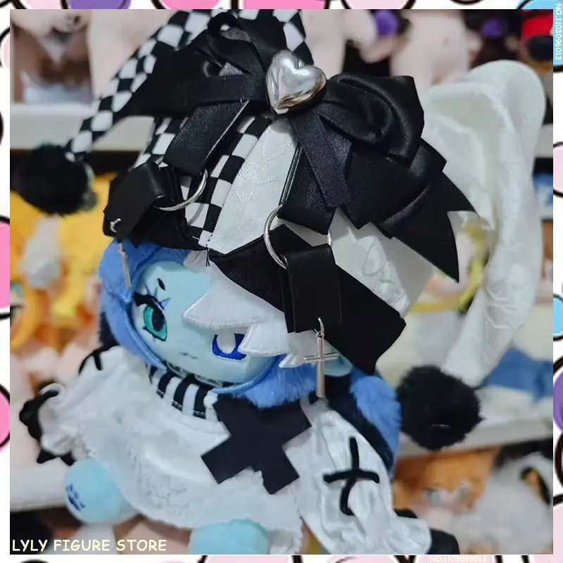 In Stock 20CM Shadow Milk Cookie Plush Dolls Body Cartoon Game Peripherals Cosplay Dress Up Cotton Doll Clothes Toy Gifts Custom