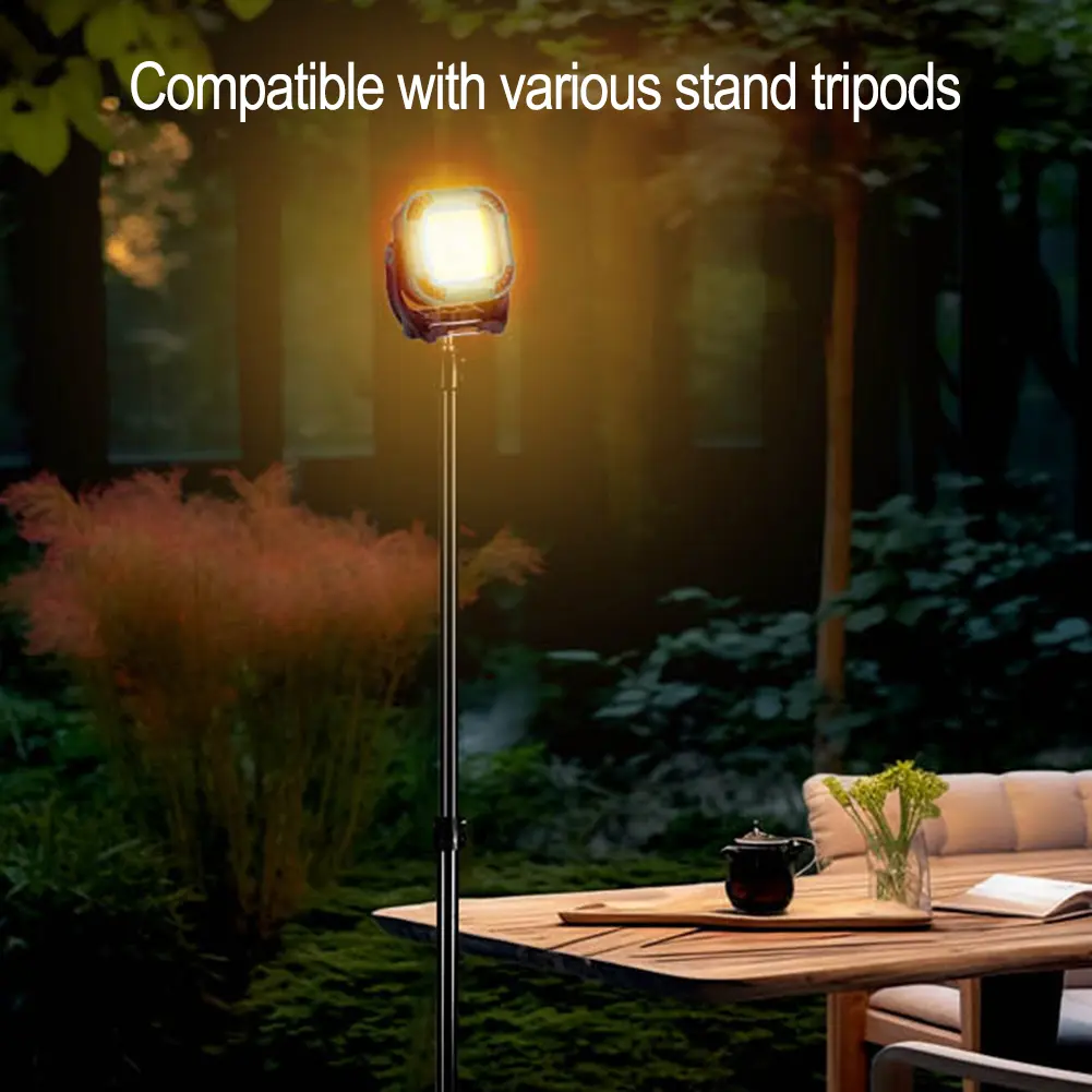 LED Camping Flashlight Type-C Rechargeable Light W8129-2 Pitted Mini Work Light Garden Outdoor Camping Inspection Light