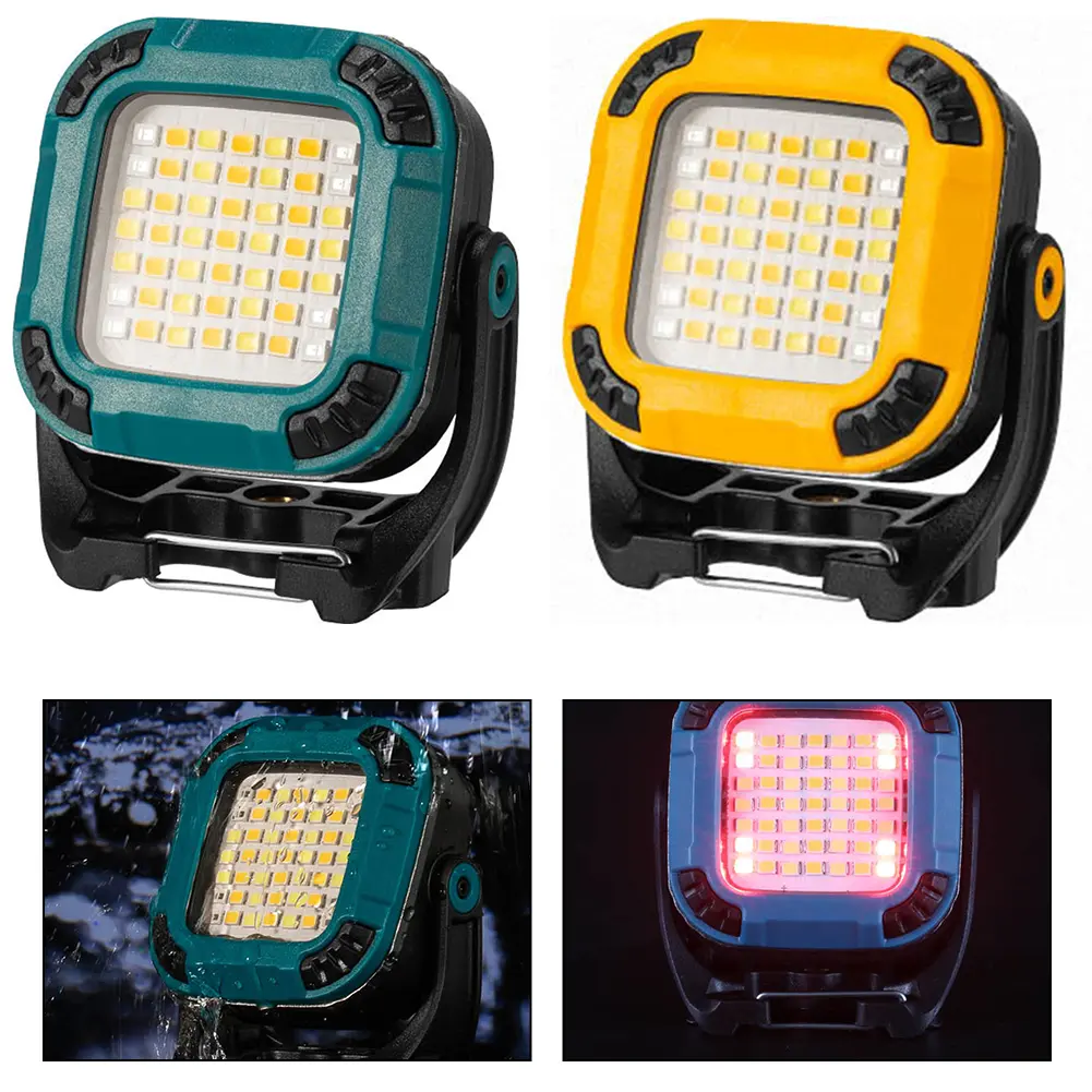 LED Camping Flashlight Type-C Rechargeable Light W8129-2 Pitted Mini Work Light Garden Outdoor Camping Inspection Light