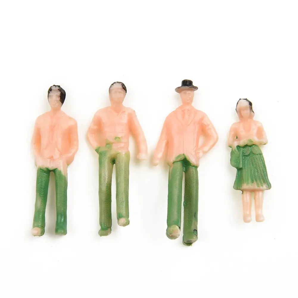 20/100pcs Plastic Model Train Artificial Miniature Tree Scenery Railroad Decoration Building Landscape Accessories