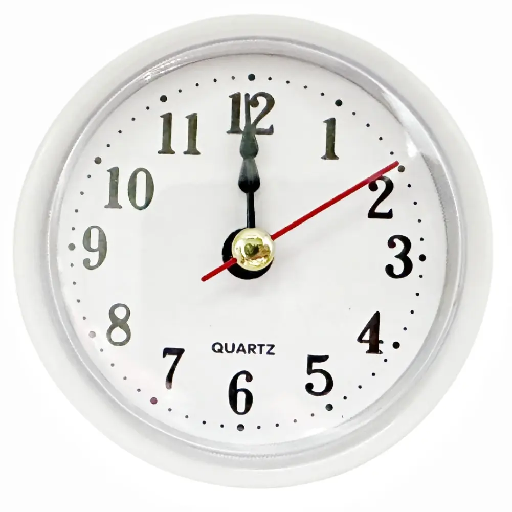 Quartz Clock Rts 65MM Diameter Clear Arabic Numerals For DIY Clock Projects Broken Clock Repairing Replace Part Battery Power